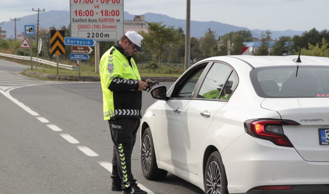 Ordu Trafiğinde Büyük Denetim: Binlerce Araç Kontrol Edildi, Yüzlerce Ceza