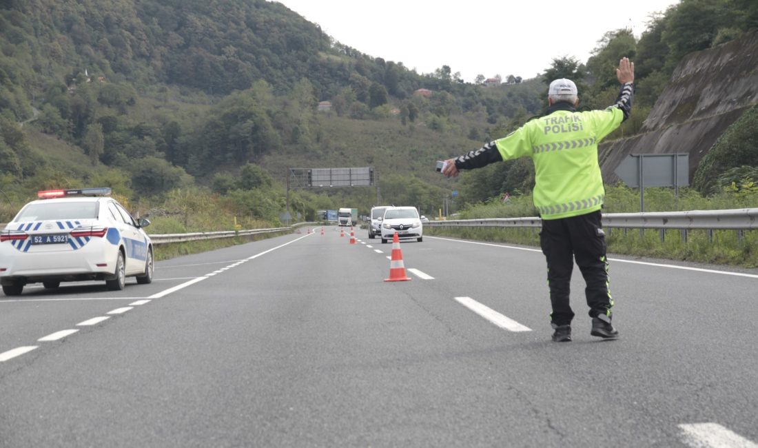 Ordu’da Trafik Denetimleri Sürüyor: 39 Yaralamalı Kaza, 55 Yaralı