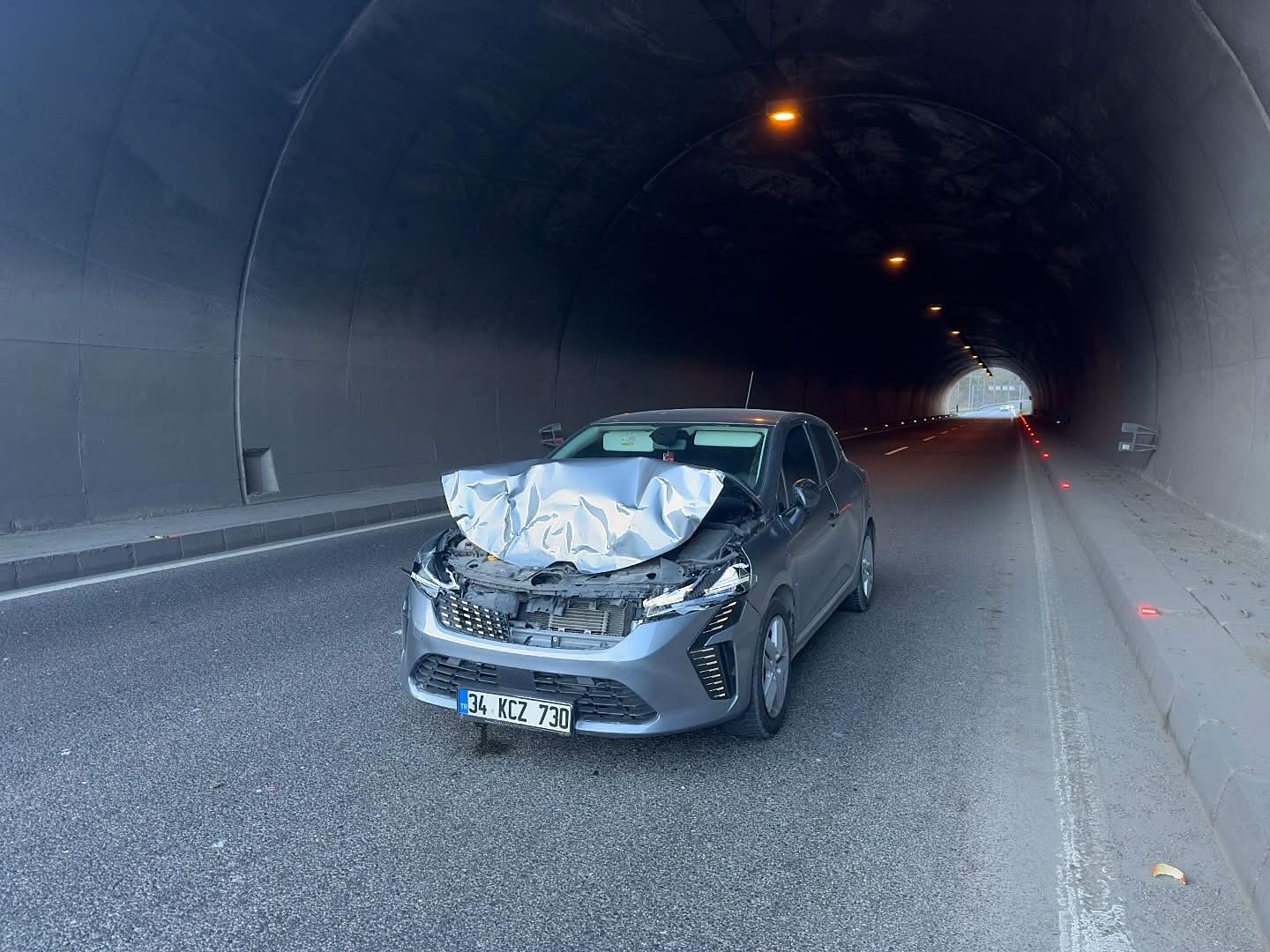 Fatsa-Ordu Yolunda Trafik Kazası tunel kaza
