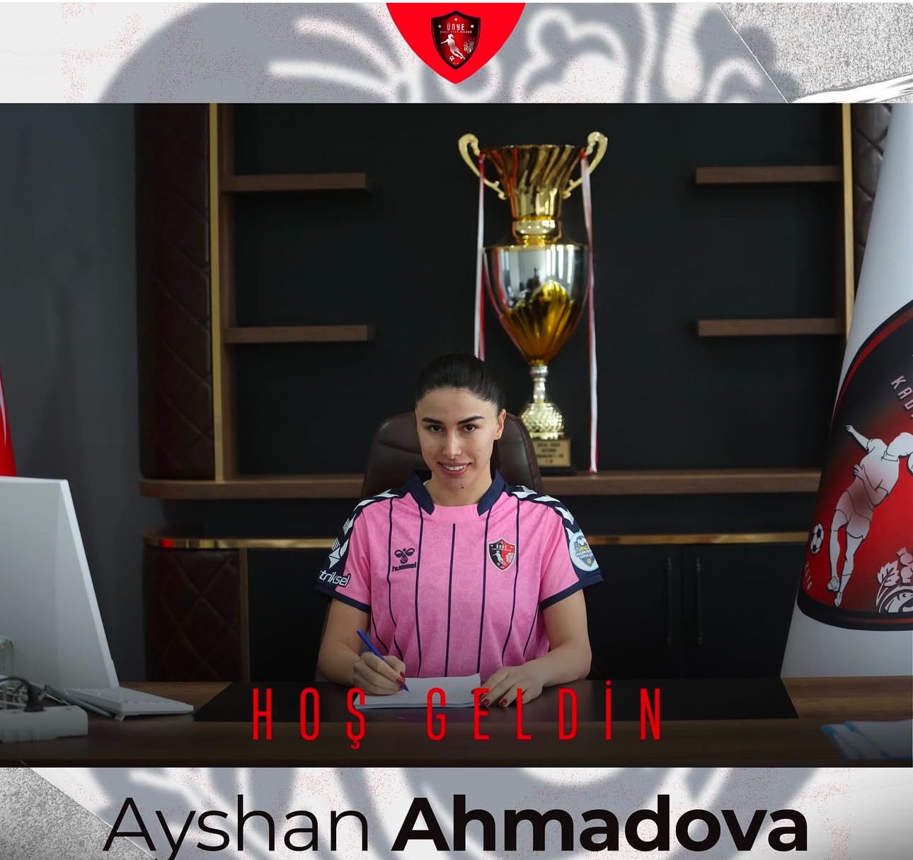 ÜNYE KADIN FUTBOL KULÜBÜ, AYSHAN AHMADOVA’YI KADROSUNA KATTIKTAN SONRA HEDEFLERİNİ BÜYÜTÜYOR unye kadin transfer