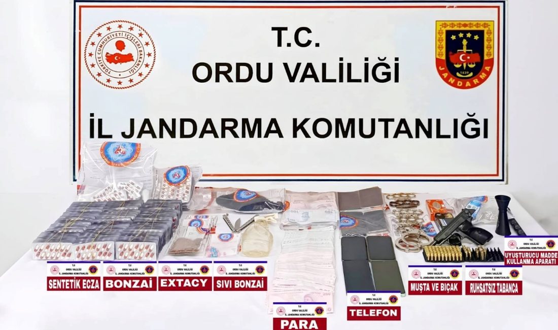 Ünye’de Uyuşturucu ve Silah Operasyonu: 5 Kişi Tutuklandı