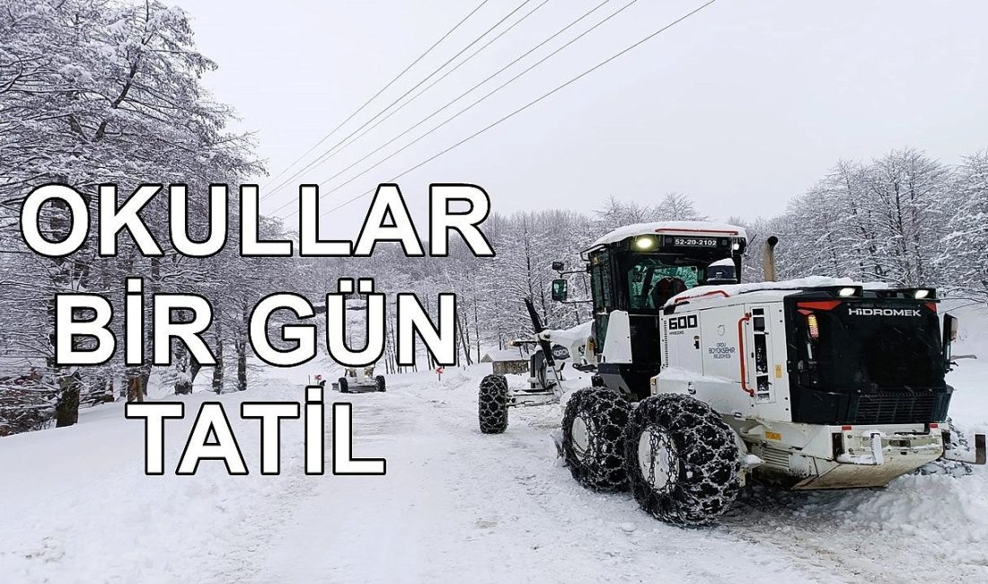 Ordu Valiliği’nden Akkuş İçin Kar Tatili Açıklaması!
