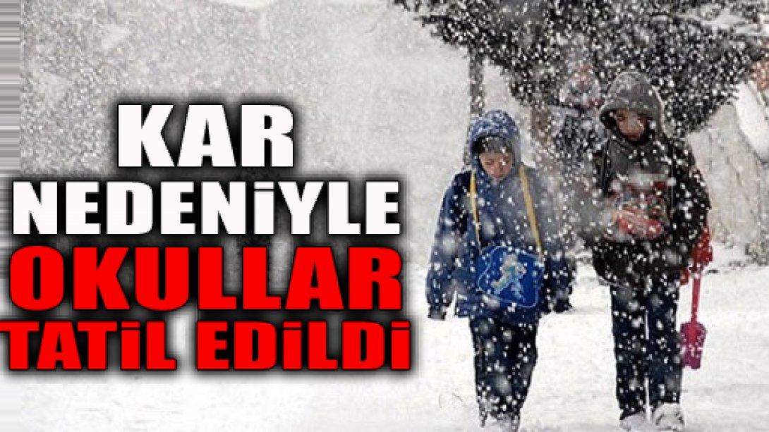 Ordu’da 14 İlçede Okullar 1 Gün Tatil Edildi KAR OKUL TATIL 6