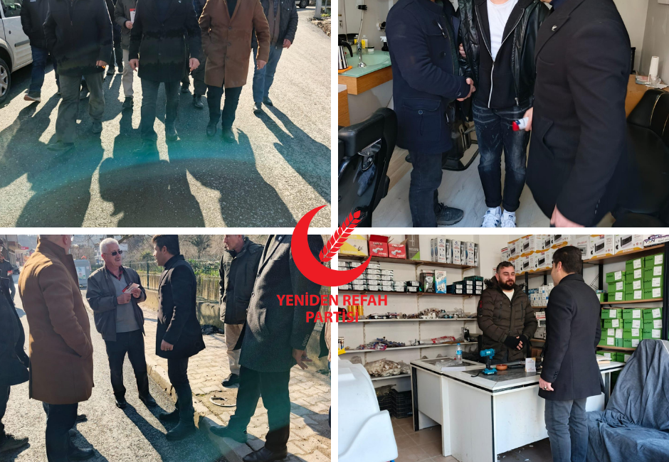Yeniden Refah Partisi Ünye İlçe Teşkilatı Bekçi Mahallesi'nde Ziyaretlerde Bulundu