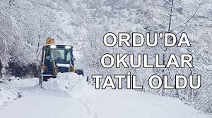 ORDU OKUL TATIL
