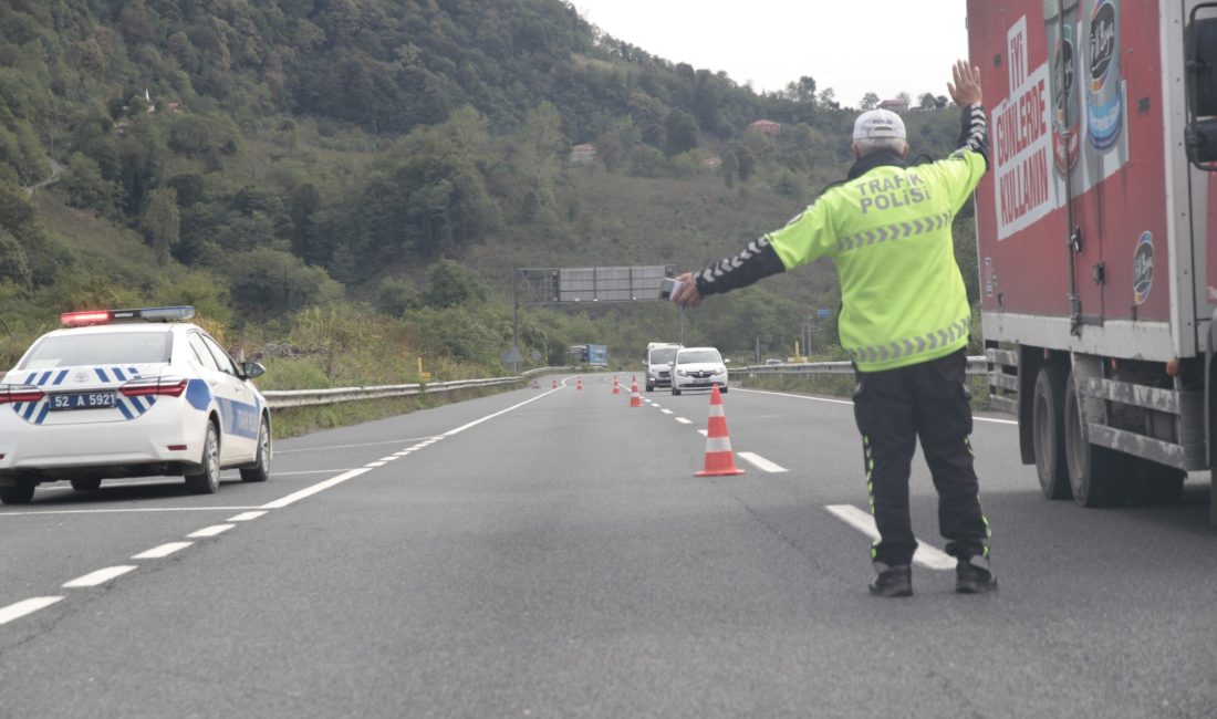 Ordu’da Trafik Denetimlerinde Rekor Ceza!