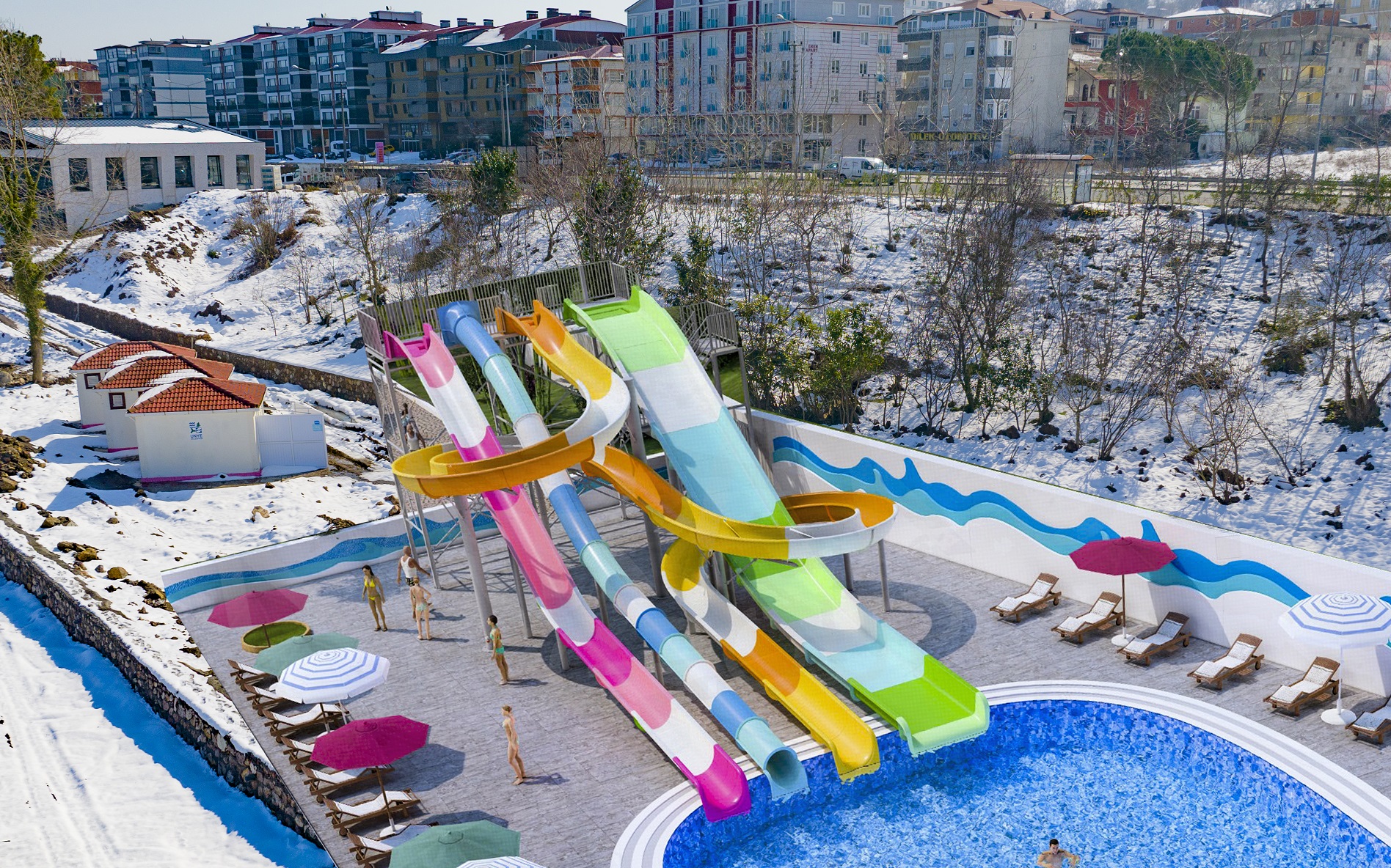 ÜNYE’DE BÖLGENİN EN BÜYÜK AQUAPARK’I YAPILIYOR aquapark proje gorsel 3
