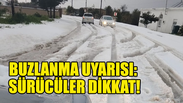 Ordu’da Buzlanmaya Dikkat! Sürücüler ve Yayalar İçin Uyarı
