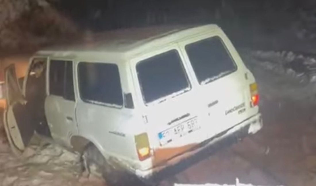 Kumru Ericek Yaylası’nda Kara Saplanan Vatandaşlar Kurtarıldı
