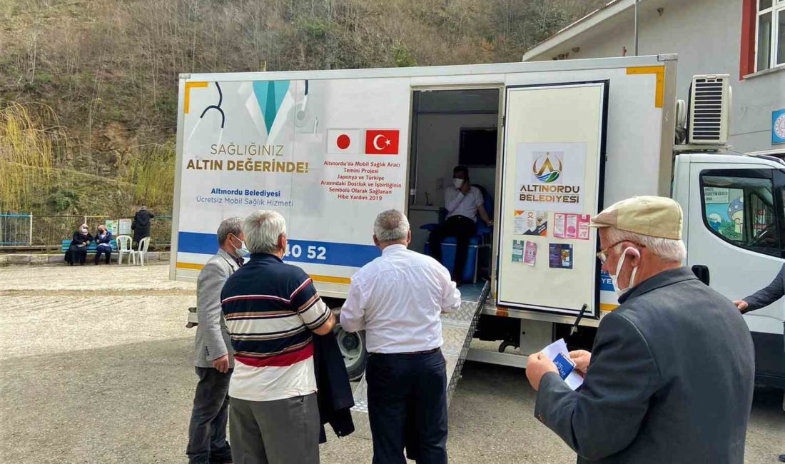 Altınordu’da Mobil Sağlık Tarama Hizmeti Devam Ediyor