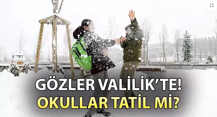 Ordu'da Buzlanma Nedeniyle Okullar Tatil Edildi okullara kar tatili 1