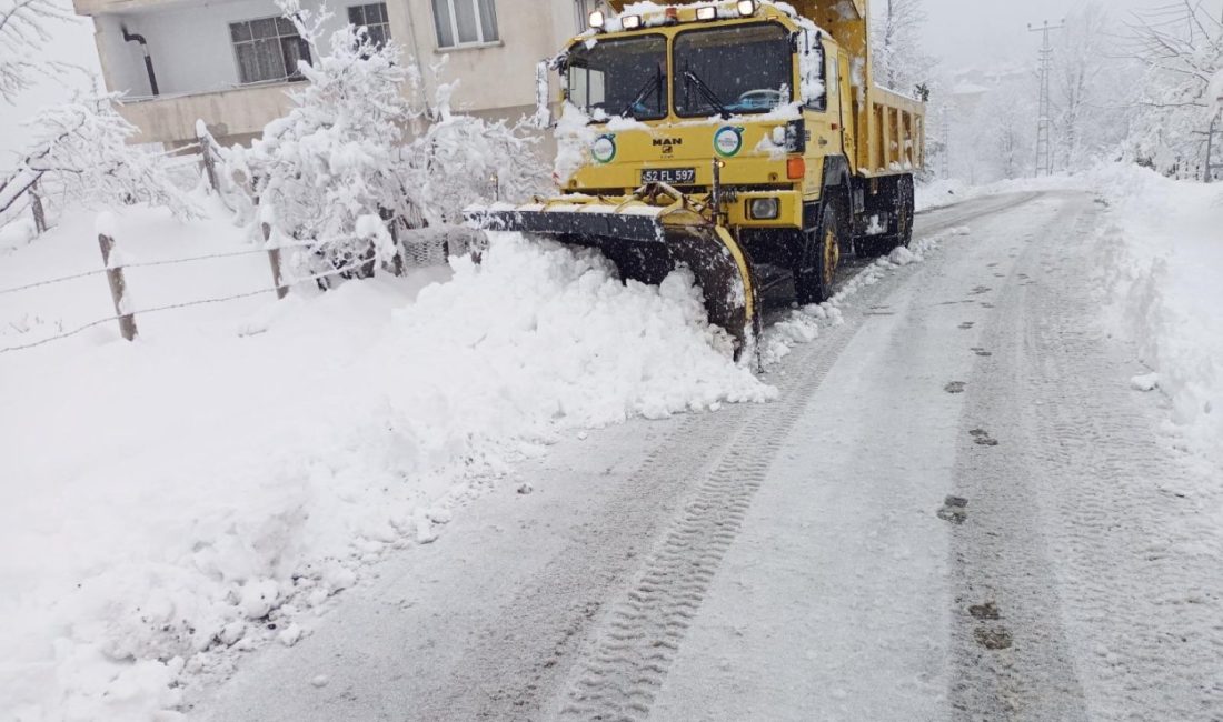 ORDU’DA KAR ESARET DEĞİL!