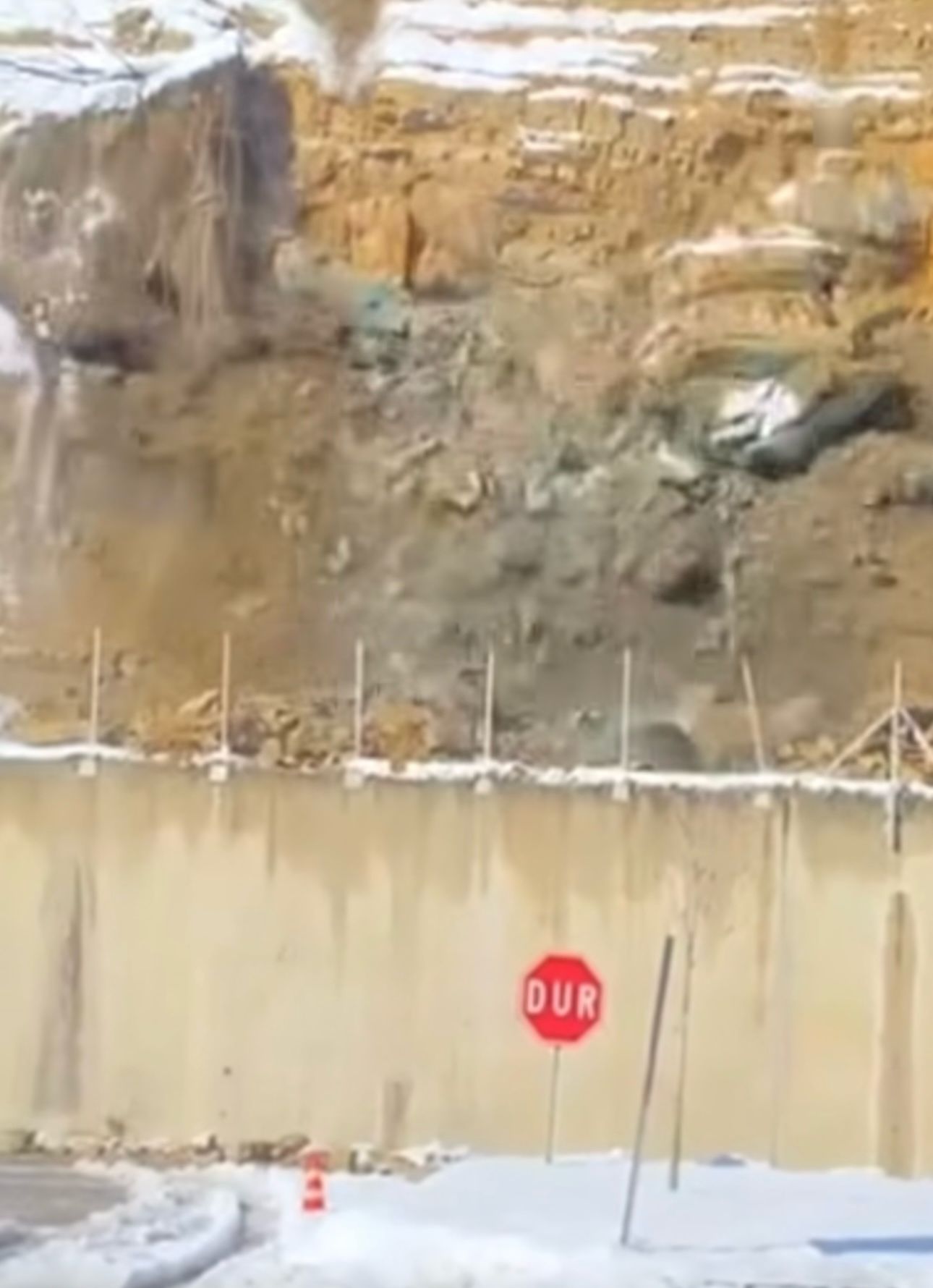 Altınordu-Ulubey Yolunda Heyelan! ordu heyelan