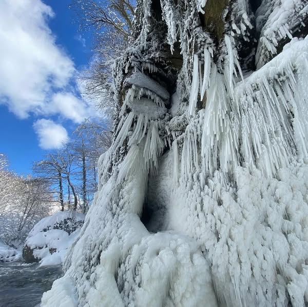 Ordu’da Şelaleler Buz Tuttu! ordu selale