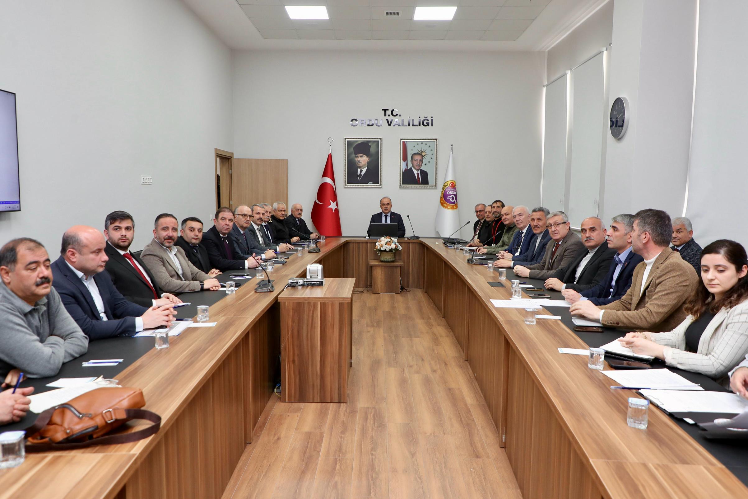 İl Hayvanları Koruma Kurulu Toplantısı, Vali Erol’un Başkanlığında Yapıldı ordu valiligi 2