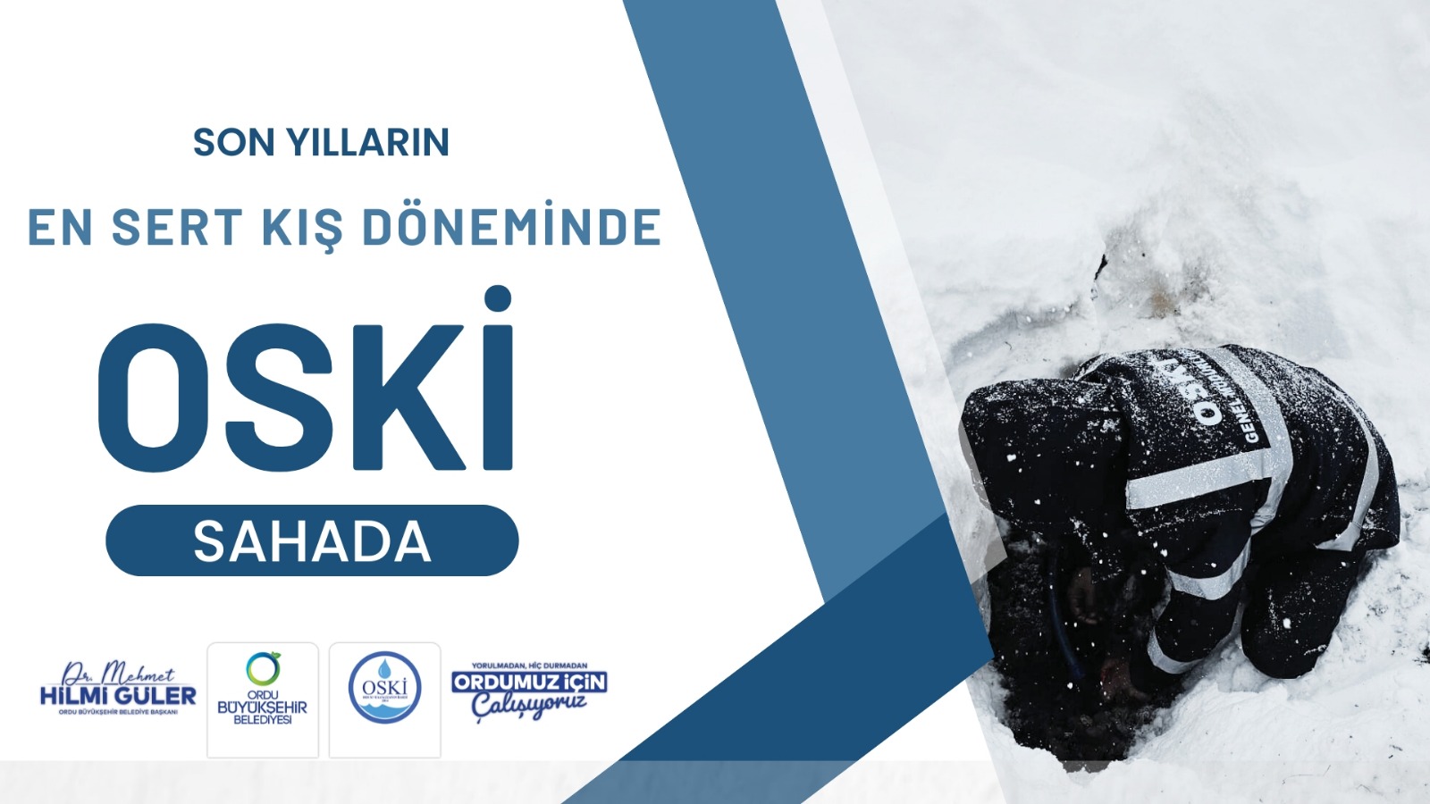 SON YILLARIN EN SERT KIŞ DÖNEMİNDE OSKİ SAHADA oski