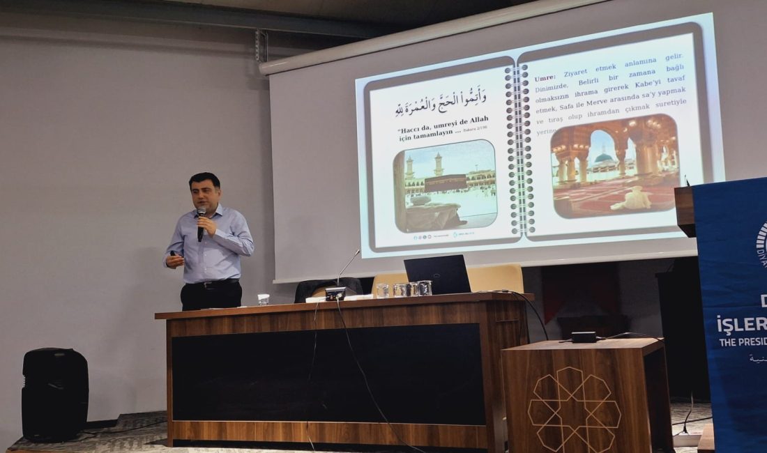 İlçe Müftülüğünde  Umre Seminerleri devam ediyor