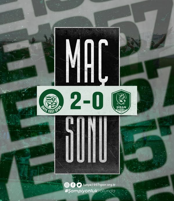 Ünye 1957 Spor Şampiyonluk Yolunda Emin Adımlarla İlerliyor! unye 1957 spor 2