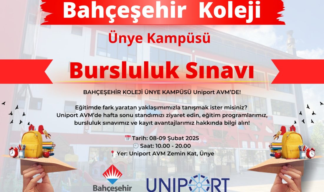 Bahçeşehir Koleji Ünye Kampüsü, bursluluk sınavı başvuruları ve eğitim tanıtımları