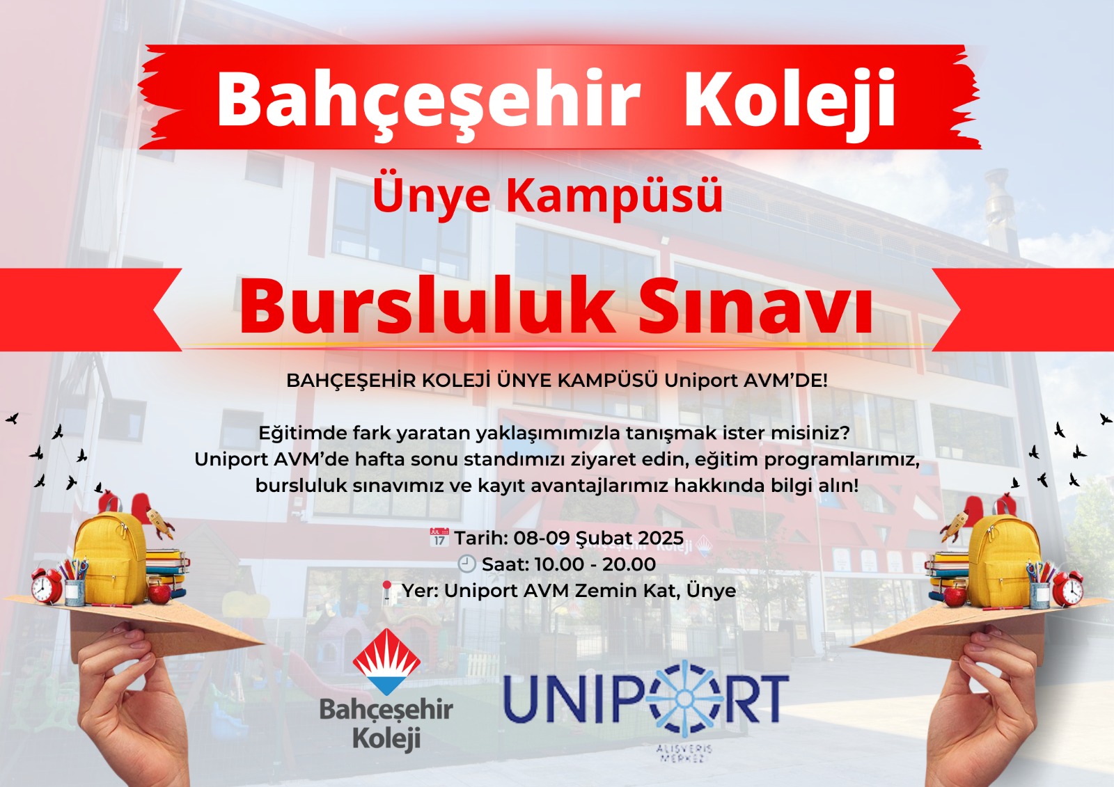 Bahçeşehir Koleji Ünye Kampüsü’nden Uniport AVM’de Tanıtım ve Bursluluk Ofisi unye bahcesehir koleji 1