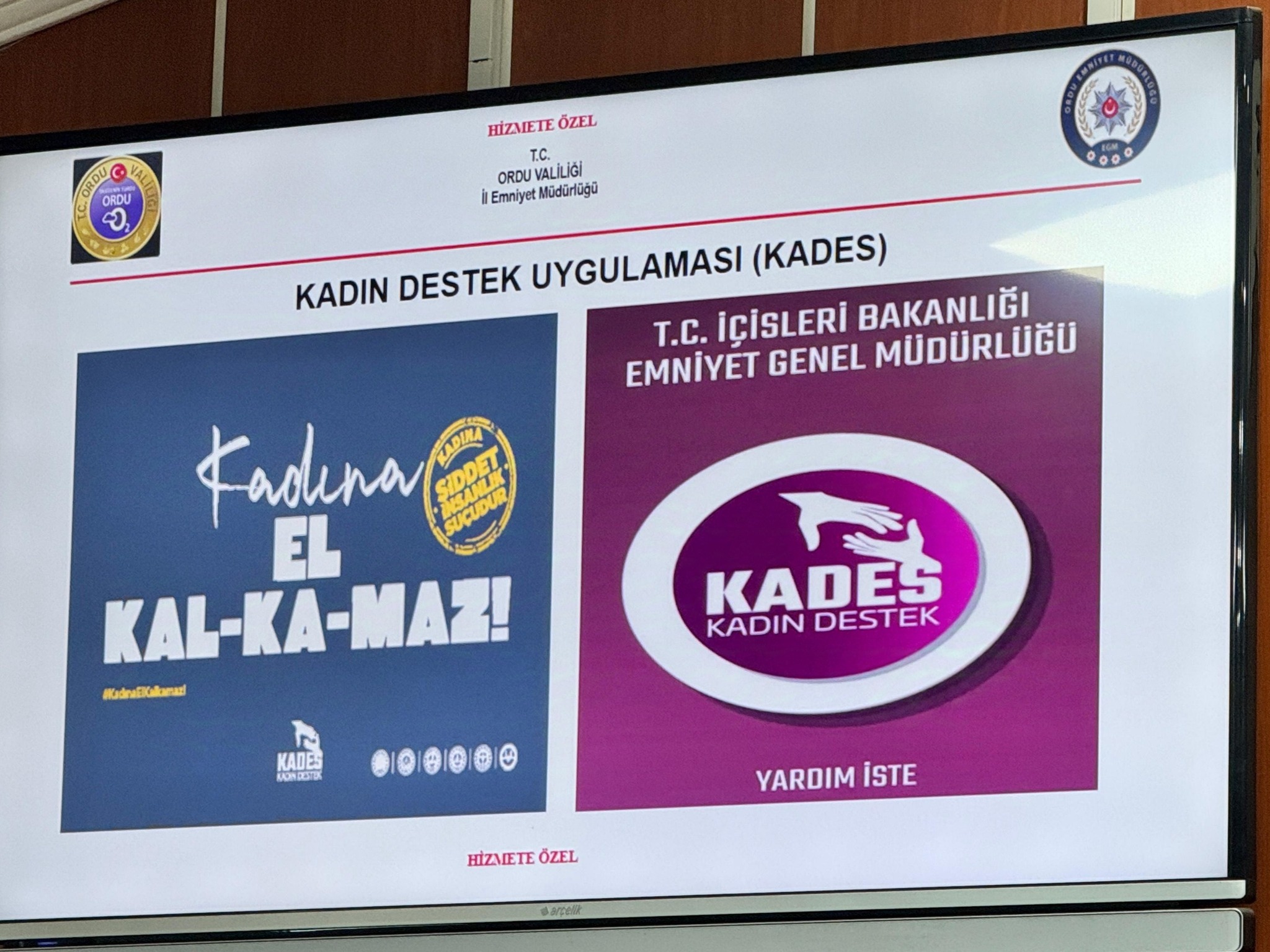 PERSONELLERE UYUMA, KADES VE NARKO REHBER EĞİTİMİ VERİLDİ unye beledigye egitim.jpg3