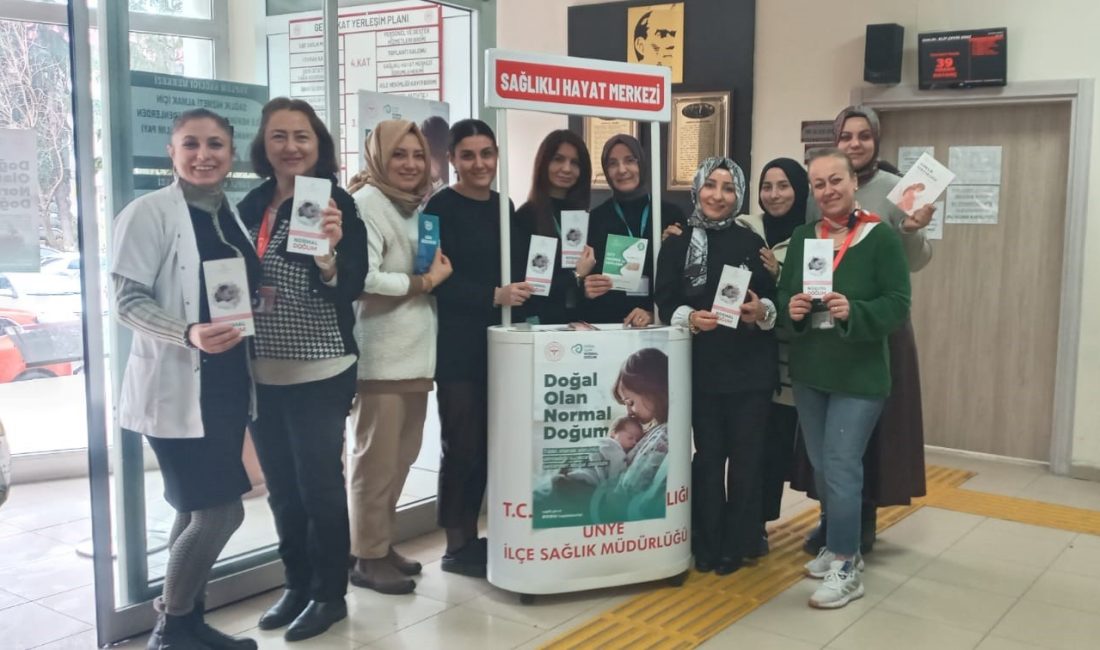 Ünye İlçe Sağlık Müdürlüğü, Normal Doğum Bilincini Yaygınlaştırmaya Devam Ediyor