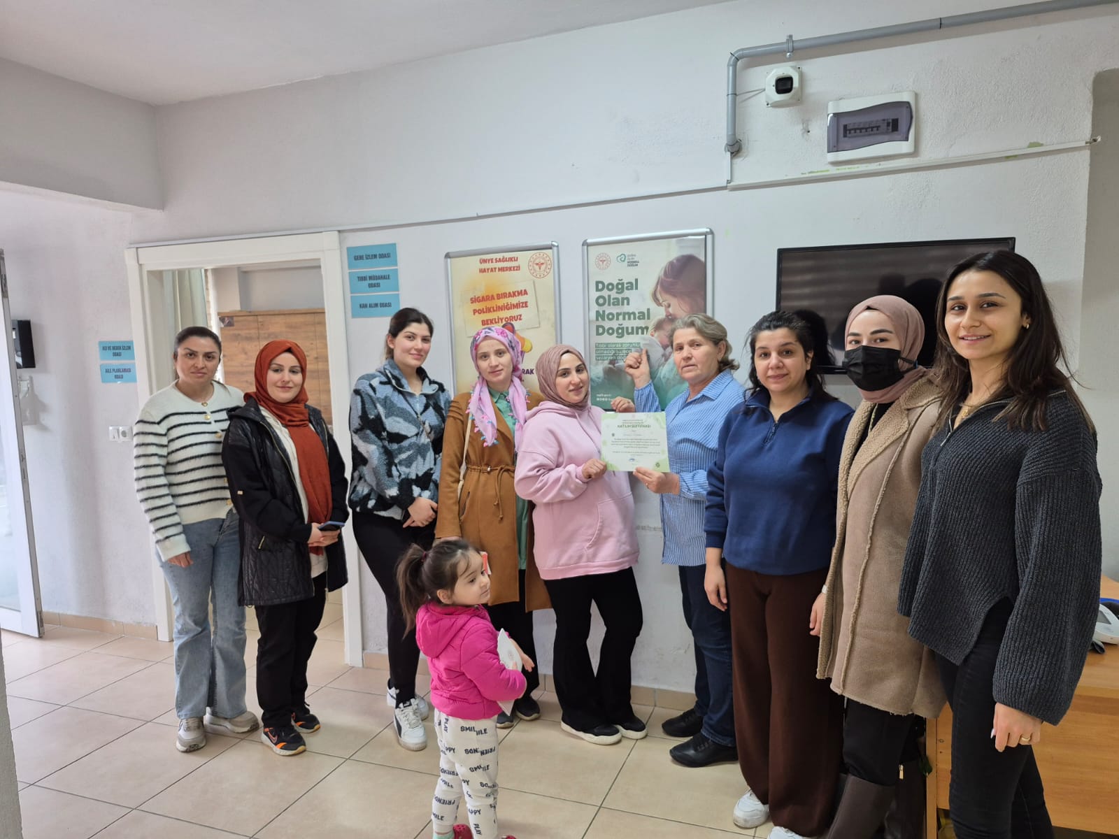 Ünye İlçe Sağlık Müdürlüğü, Normal Doğum Bilincini Yaygınlaştırmaya Devam Ediyor unye saglik3