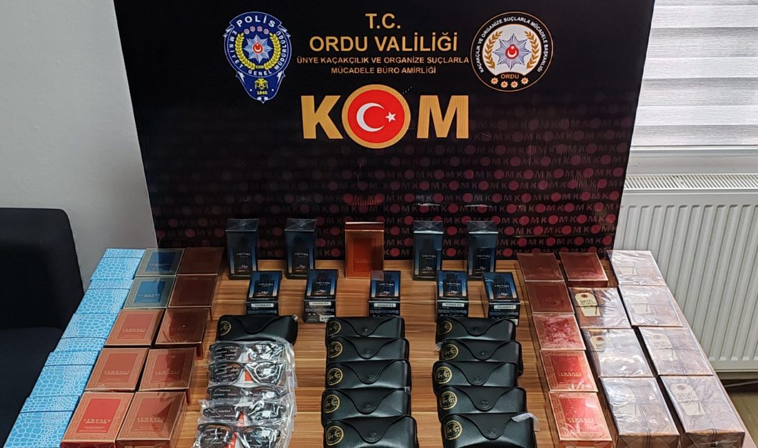 Ordu’da Kaçakçılıkla Mücadelede Büyük Operasyon: Gözlük, Parfüm, Elektronik Sigara Likiti