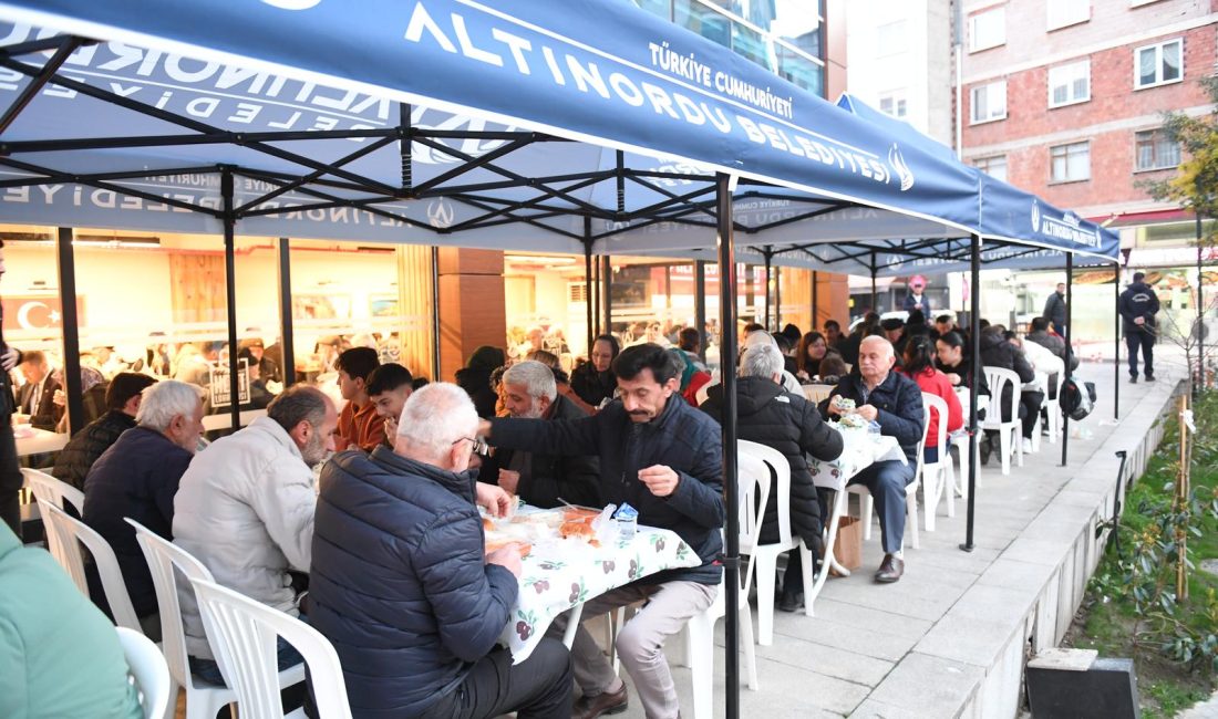 Altınordu Belediyesi Kent Lokantası ile kent dayanışmasını büyütüyor