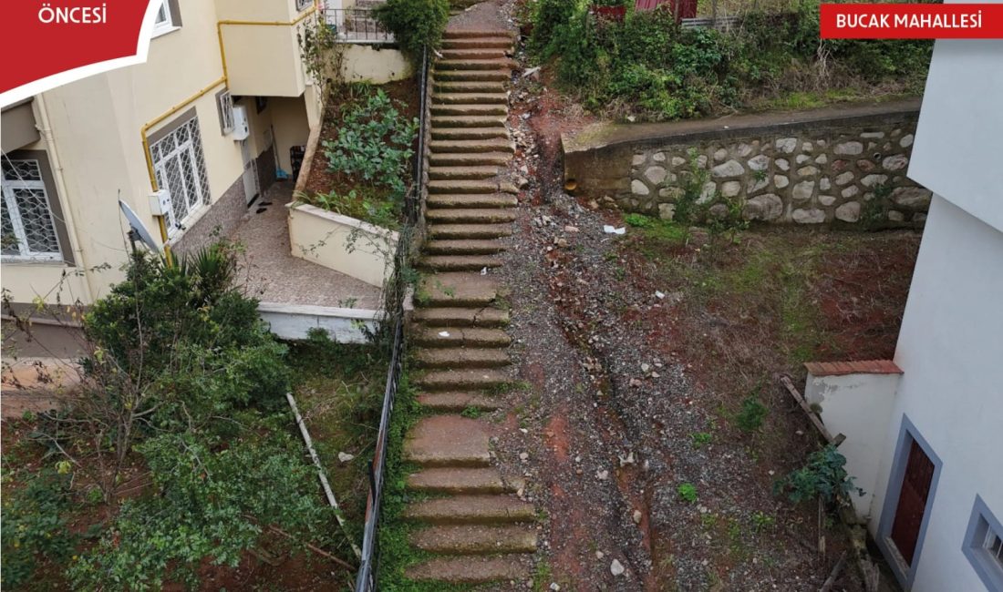 Bucak’ta Basamaklar Daha Kolay Çıkılacak