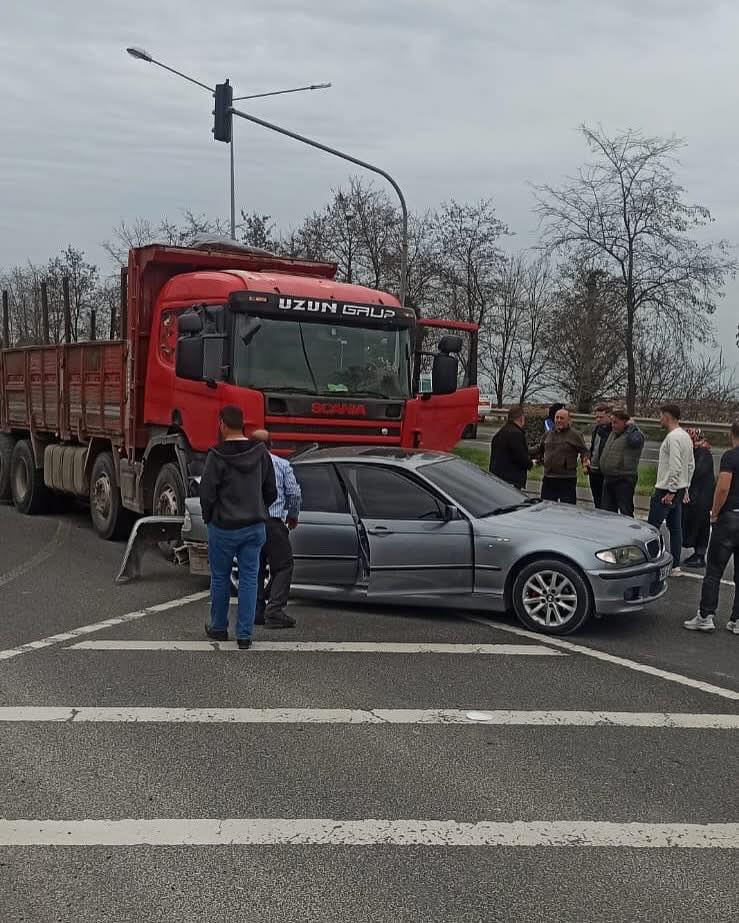 Fatsa'da Korkutan Trafik Kazası! fatsa tarfik kazasi