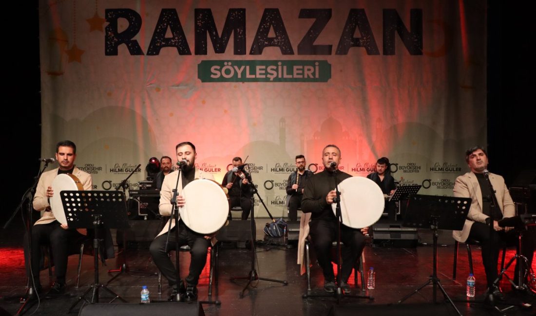 Ordu Büyükşehir Belediyesi’nin Ramazan ayı etkinlikleri kapsamında sahne alan Grup