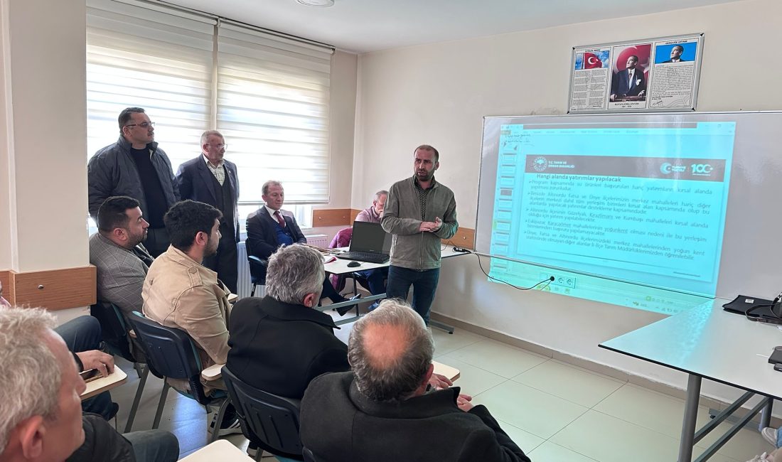 Kırsal Kalkınma Yatırımlarına %50 Hibe Desteği İçin Bilgilendirme Toplantıları Düzenlendi