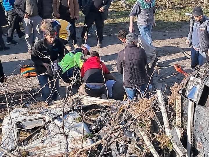 Altınordu'da Beton Mikseri Devrildi ordu beton mikseri devrildi.jpg1