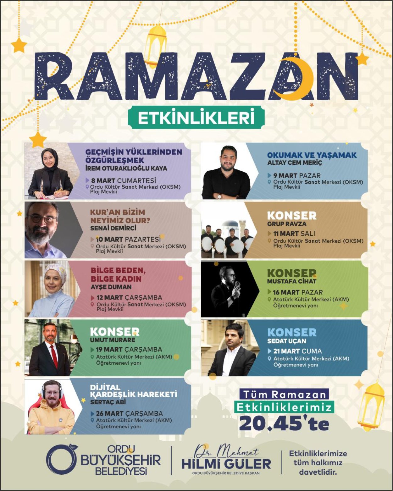 Ordu'da Ramazan Coşkusu Zirve Yapacak ordu da ramazan coskusu zirve yapacak 1984