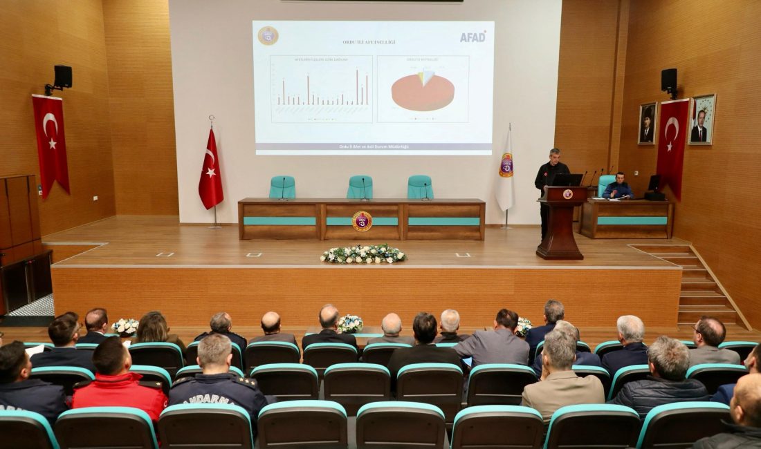 Hidro-Meteorolojik Afet ve Acil Durumlara İlişkin Hazırlık Toplantısı Yapıldı