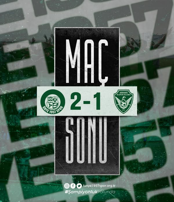 Ünye 1957 Spor, Arhavi 08 SK’yı 2-1 Mağlup Etti unye 1957 spor 1