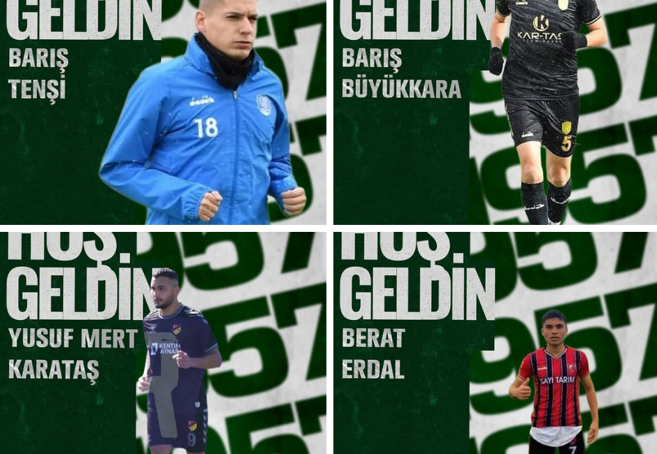 Yeni sezonda yeşil-beyazlı formayı terletecek olan 4 yetenekli futbolcu ile