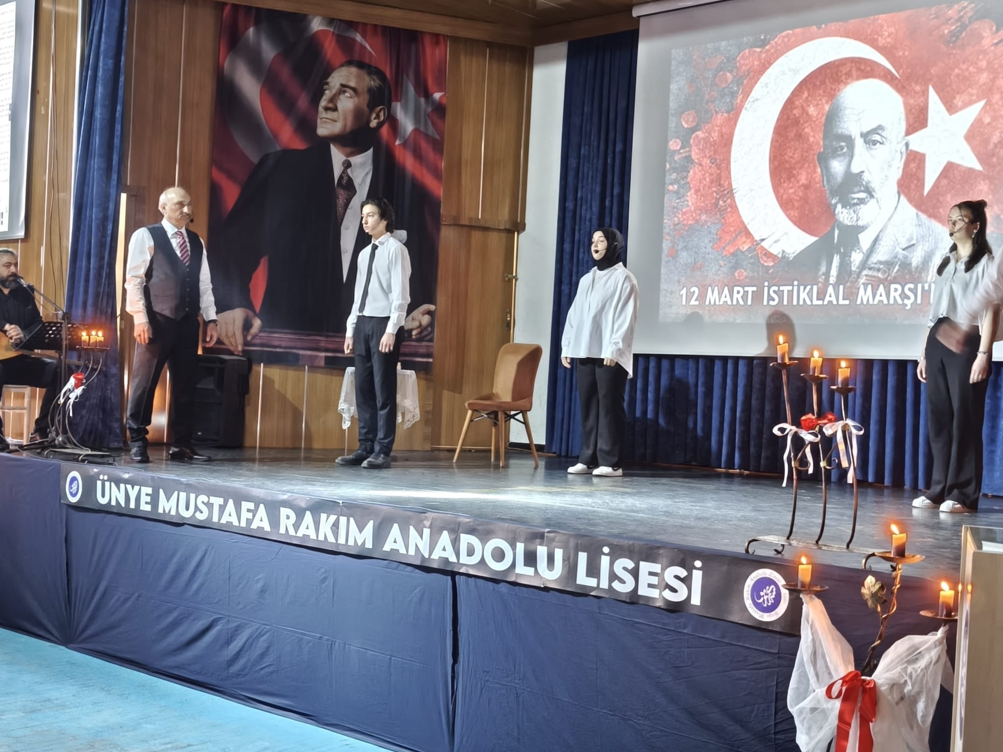 unye de istiklal marsi anma programi.jpg2