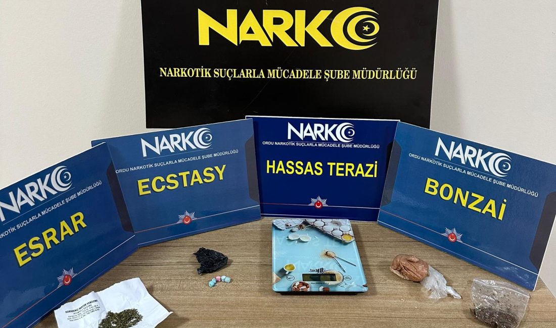 Altınordu ve Ünye’de Yapılan Uyuşturucu Operasyonları