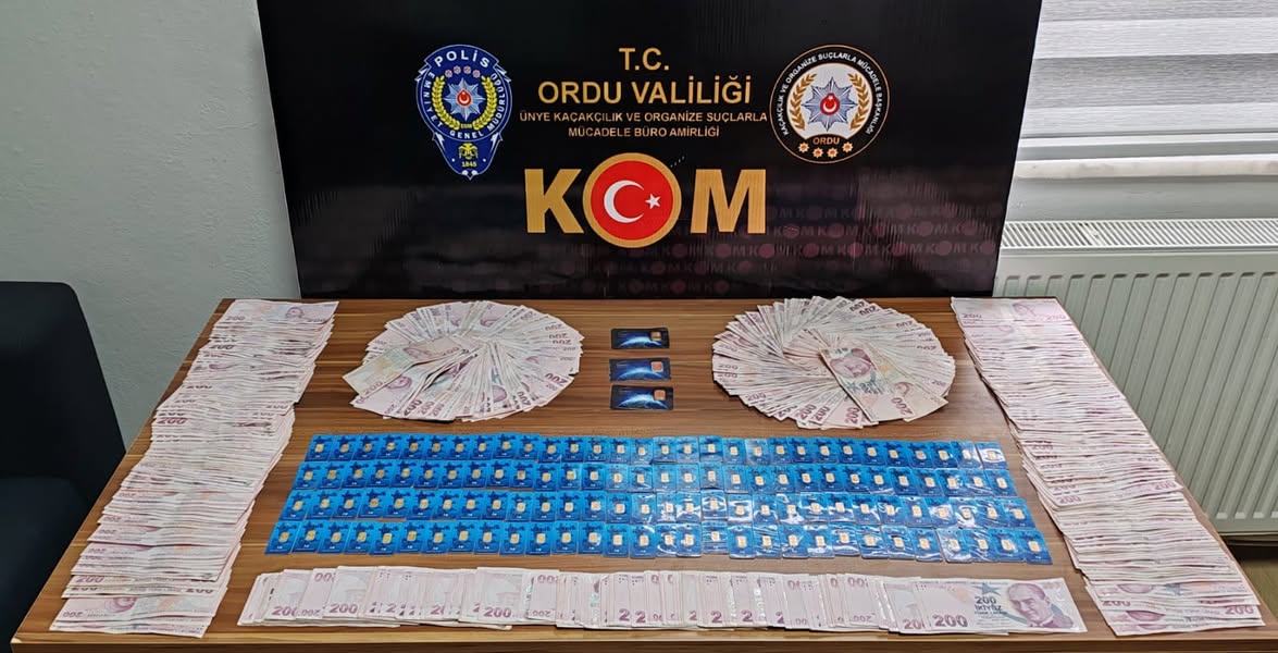 unye sahte altin operasyonu