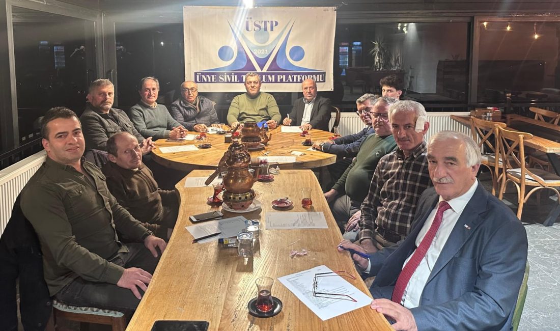 Ünye Sivil Toplum Platformu 7. Dönem 3. Olağan Toplantısını Gerçekleştirdi