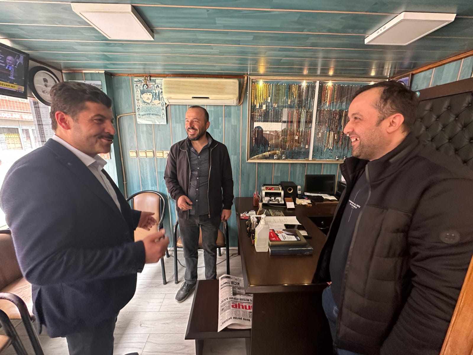 Yeniden Refah Partisi Ünye İlçe Teşkilatı’ndan Esnaf Ziyareti yeniden refah unye mehmet ustundag.jpg5