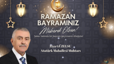 Ramazan Bayramı Kutlama Mesajı
