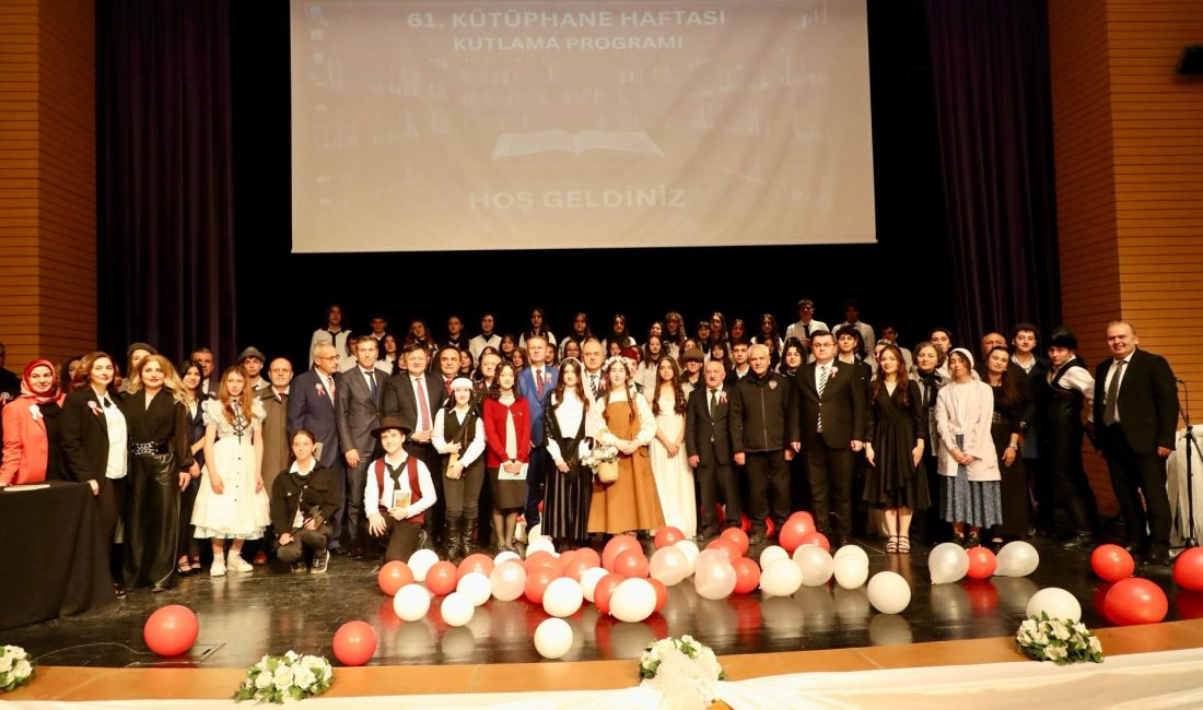 Vali Muammer Erol, “Üreten Kütüphaneler” temasıyla 61. Kütüphane Haftası kutlama