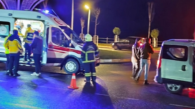 Fatsa Liman Kavşağı’nda Kaza fatsa liman kavsagi kaza