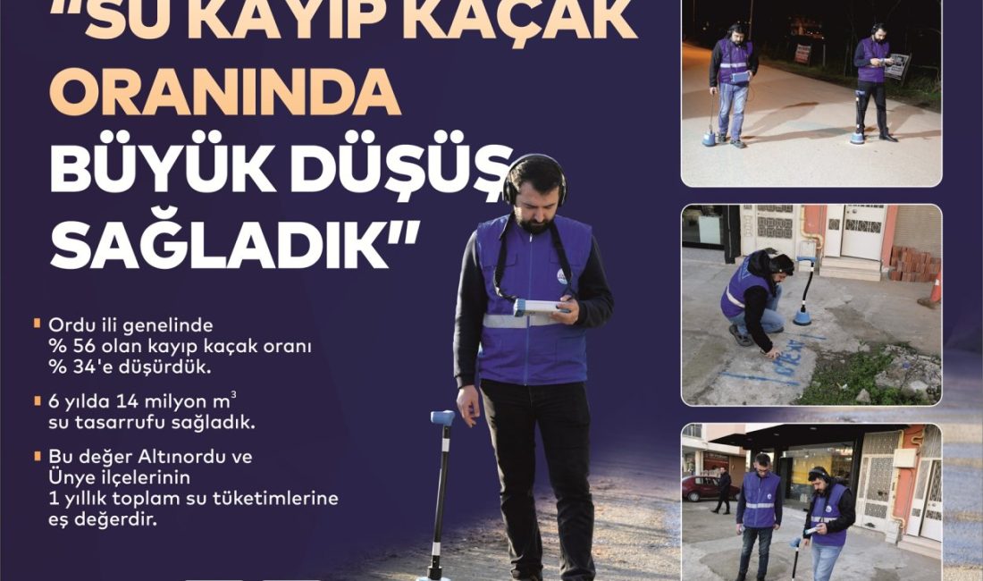 KAYIP KAÇAK ORANI 6 YILDA YÜZDE 56’LARDAN YÜZDE 34 SEVİYELERİNE