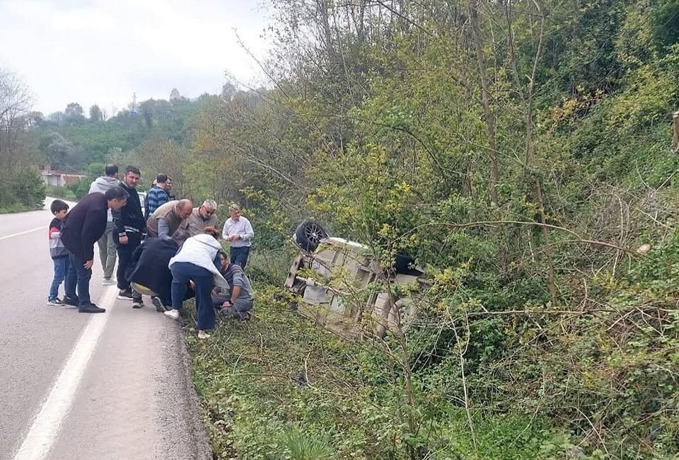 Kumru-Korgan Yolunda Trafik Kazası