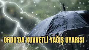 meteoroloji ordu yagis uyarisi