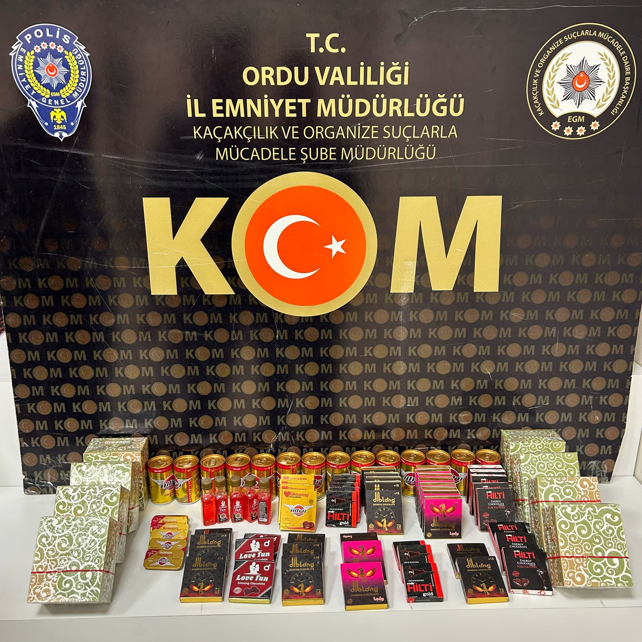 ordu kacakcilik operasyonu